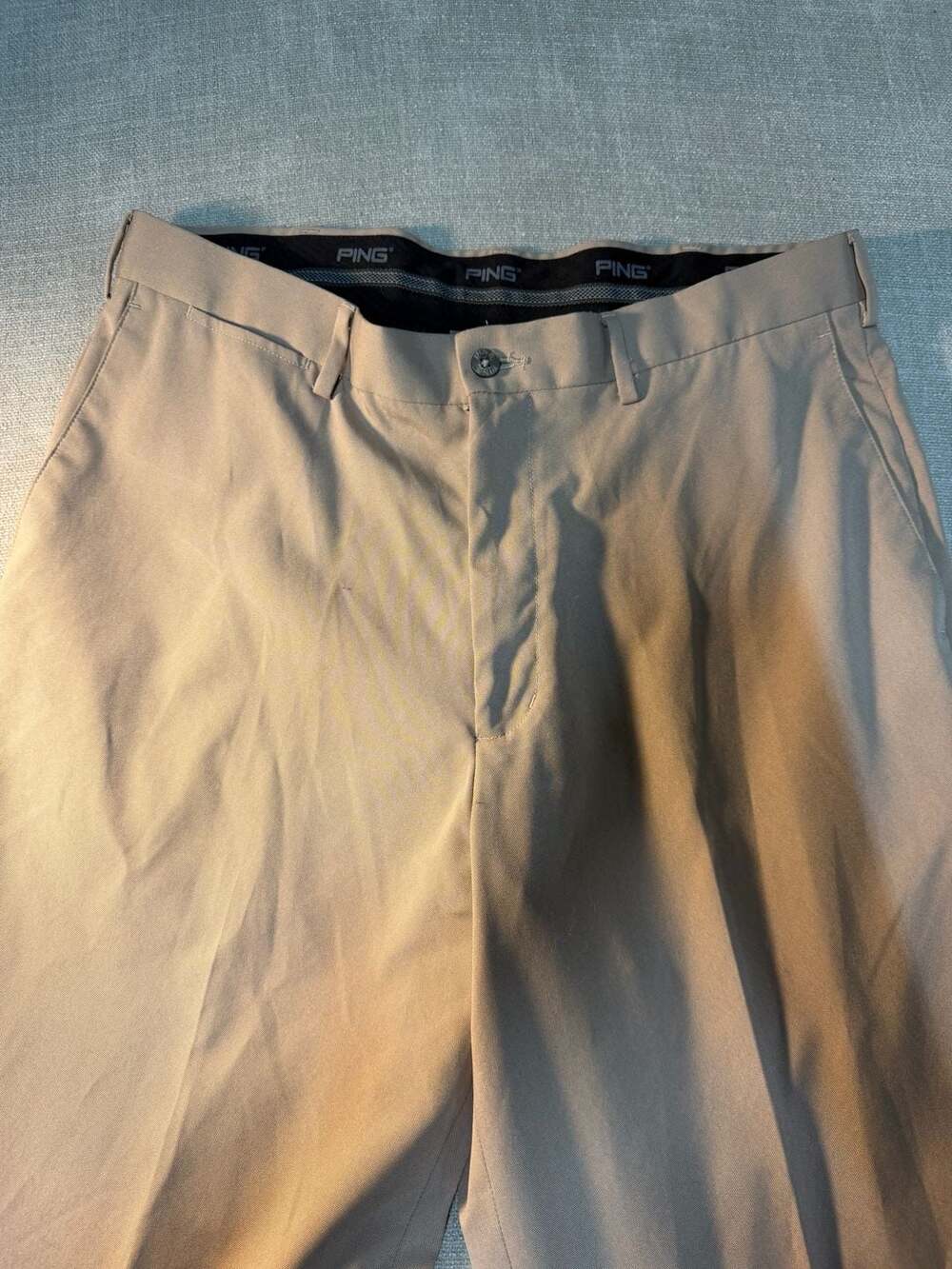 Ping Men's Khaki Performance Golf Dress Pants Size 34x30 - Picture 2 of 7